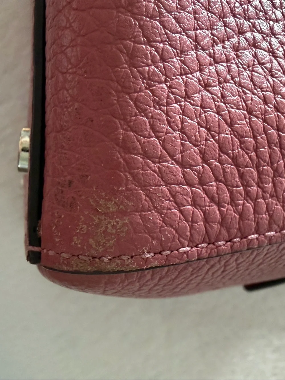 kate spade Coral Pink Pebbled Leather Satchel